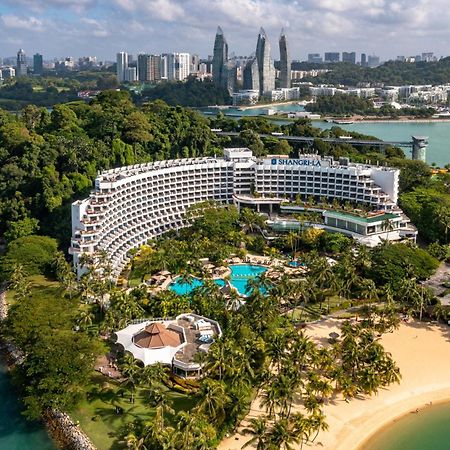 Shangri-La Rasa Sentosa, Сингапур Екстериор снимка Aerial view of the resort